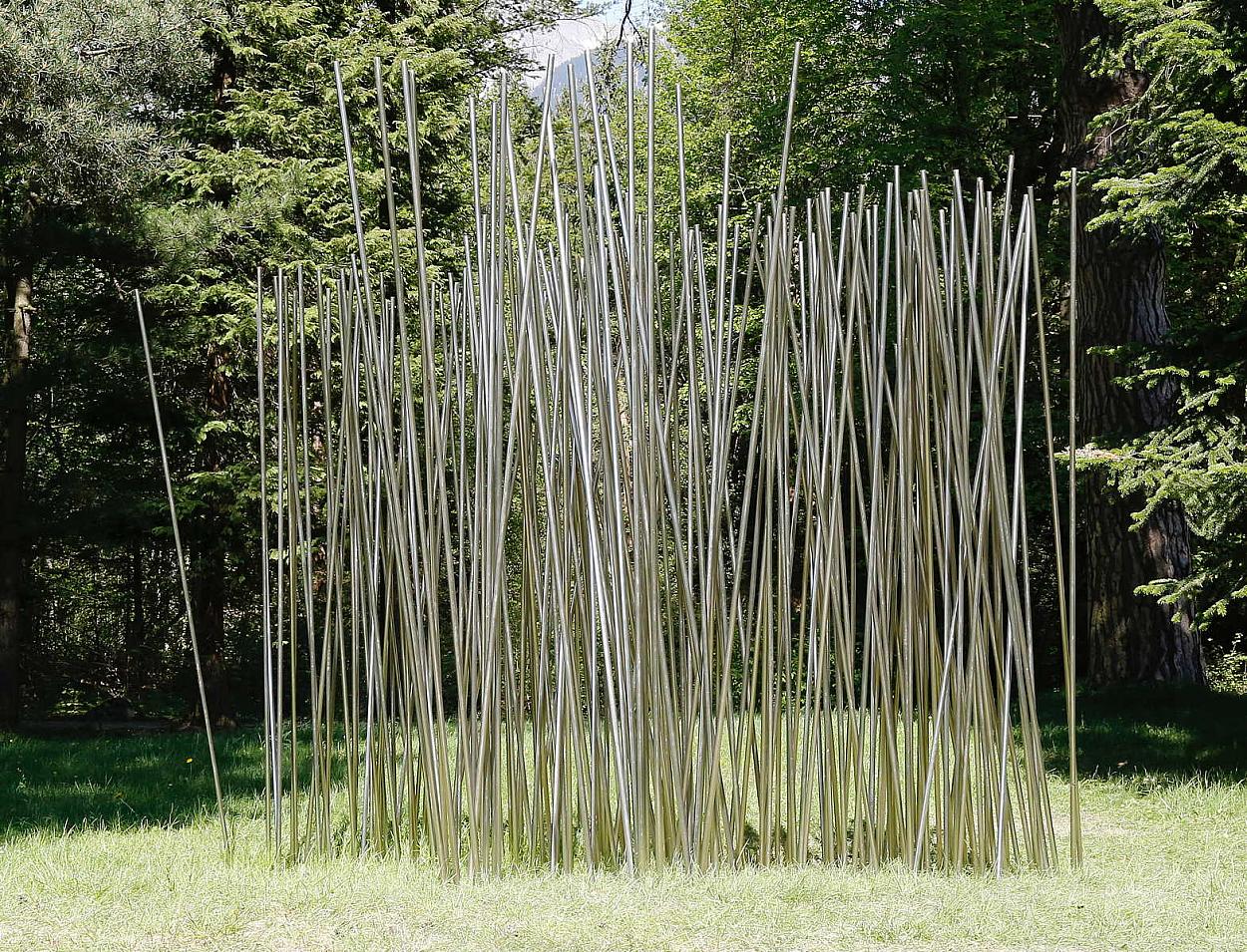 O.T. | 2018 | Triennale Bad Ragaz Schweiz | Stahlstangen verchromt