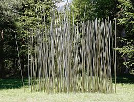 O.T. | 2018 | Triennale Bad Ragaz Schweiz | Stahlstangen verchromt